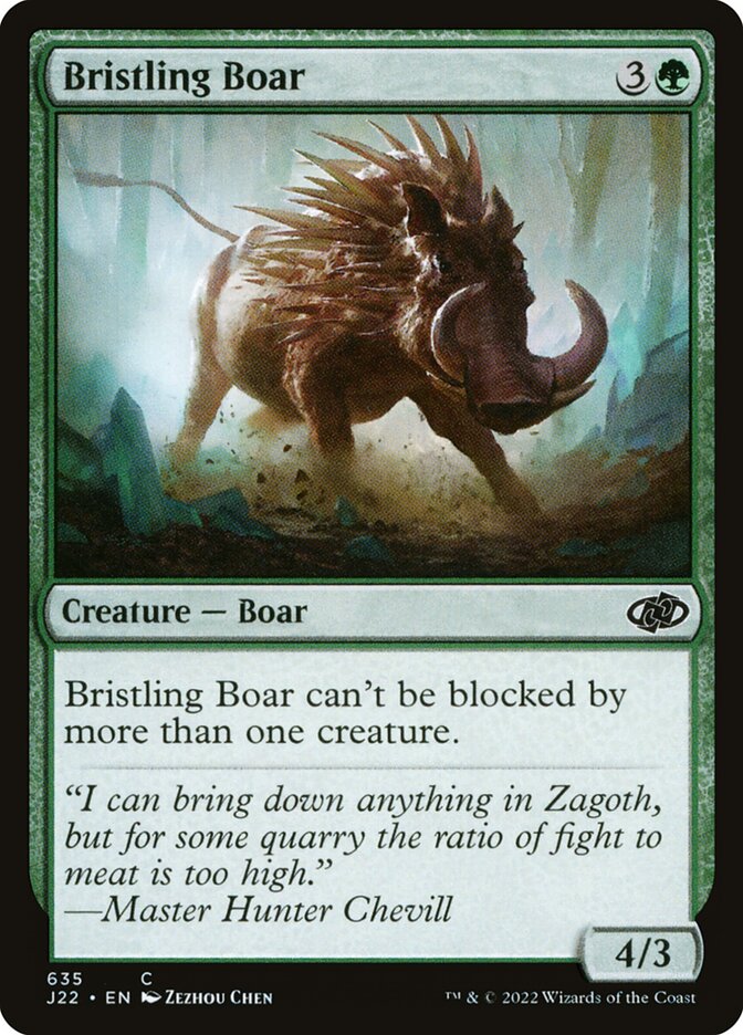 Bristling Boar (635) - Jumpstart 2022 (J22)