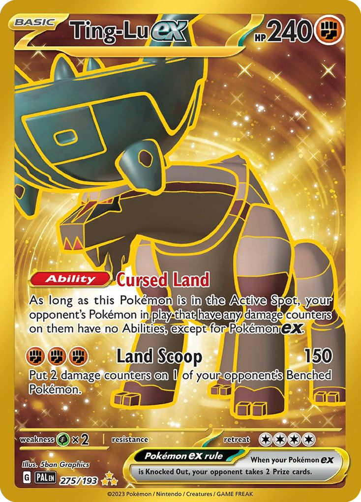 Ting-Lu ex (275/193) - [Gold Holo] Paldea Evolved (PAL)