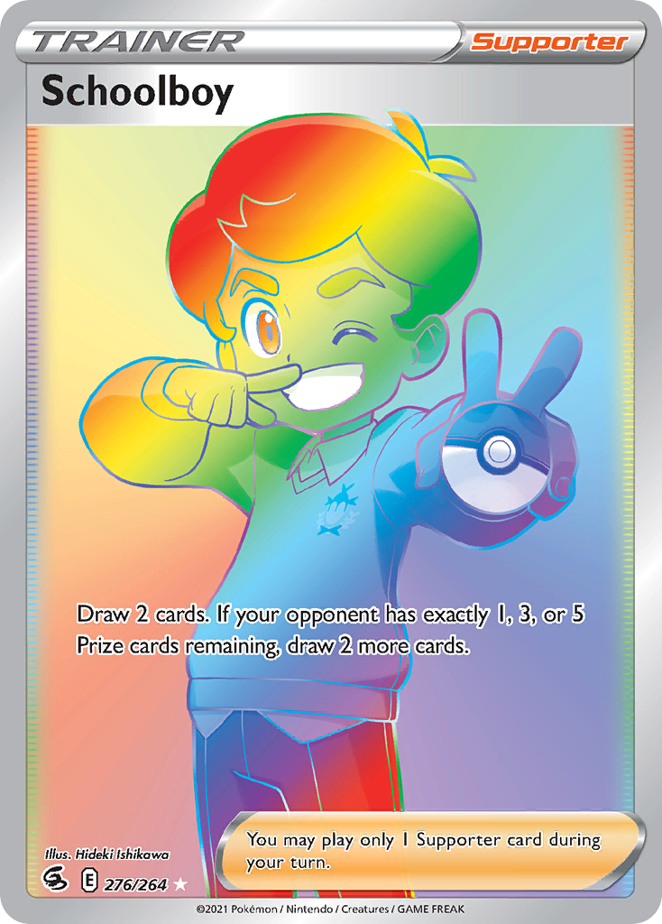 Schoolboy (276/264) - [Rainbow Holo] Fusion Strike (FST)