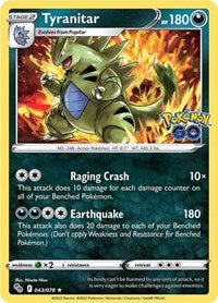 Tyranitar (43) - Pokemon GO (PGO)