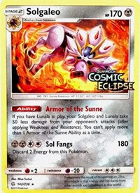 Solgaleo - 142/236 (Cosmic Eclipse Stamped) (142) - Miscellaneous Cards & Products (MCAP)