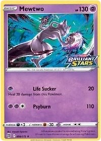 Mewtwo - 056/172 (Brilliant Stars Stamped) (56) - Miscellaneous Cards & Products (MCAP)