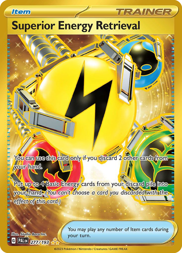 Superior Energy Retrieval (277/193) - [Gold Holo] Paldea Evolved (PAL)