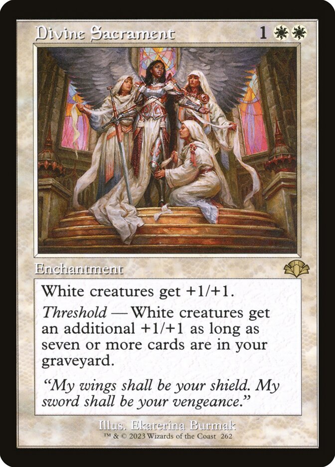 Divine Sacrament (262) - Dominaria Remastered (DMR)
