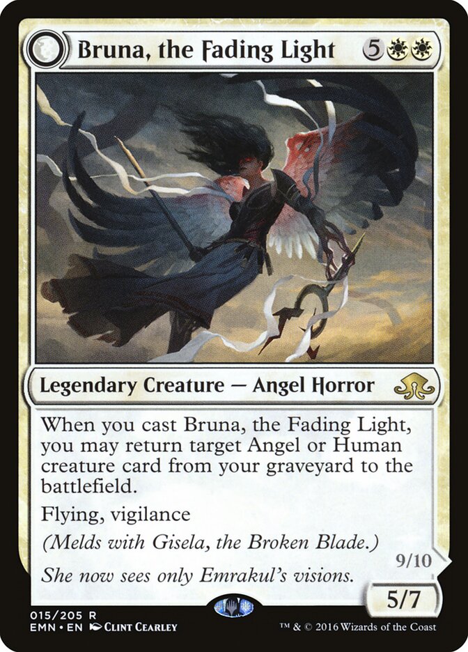 Bruna, the Fading Light // Brisela, Voice of Nightmares (15) - Eldritch Moon (EMN)