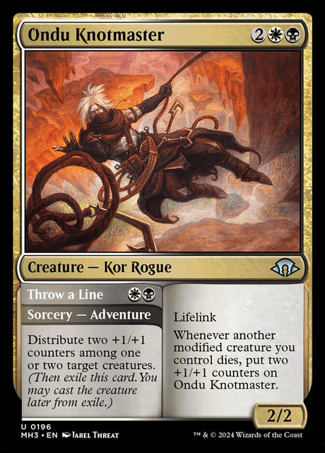 Ondu Knotmaster // Throw a Line (196) - Modern Horizons 3 (MH3)