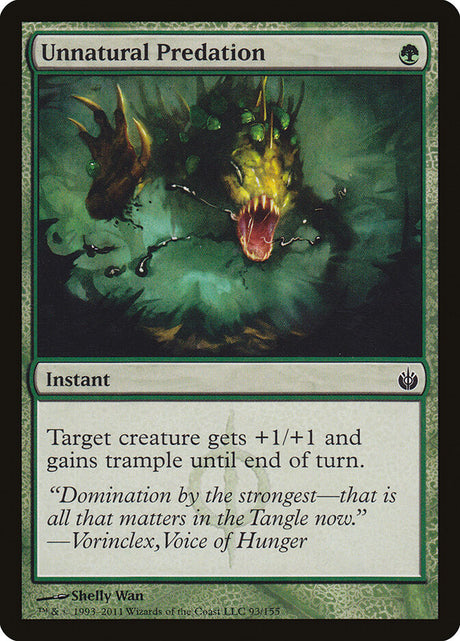 Unnatural Predation (93) - Mirrodin Besieged (MBS)