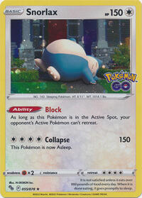 Snorlax - 55/078 (Cosmos Holo) (55) - Miscellaneous Cards & Products (MCAP)