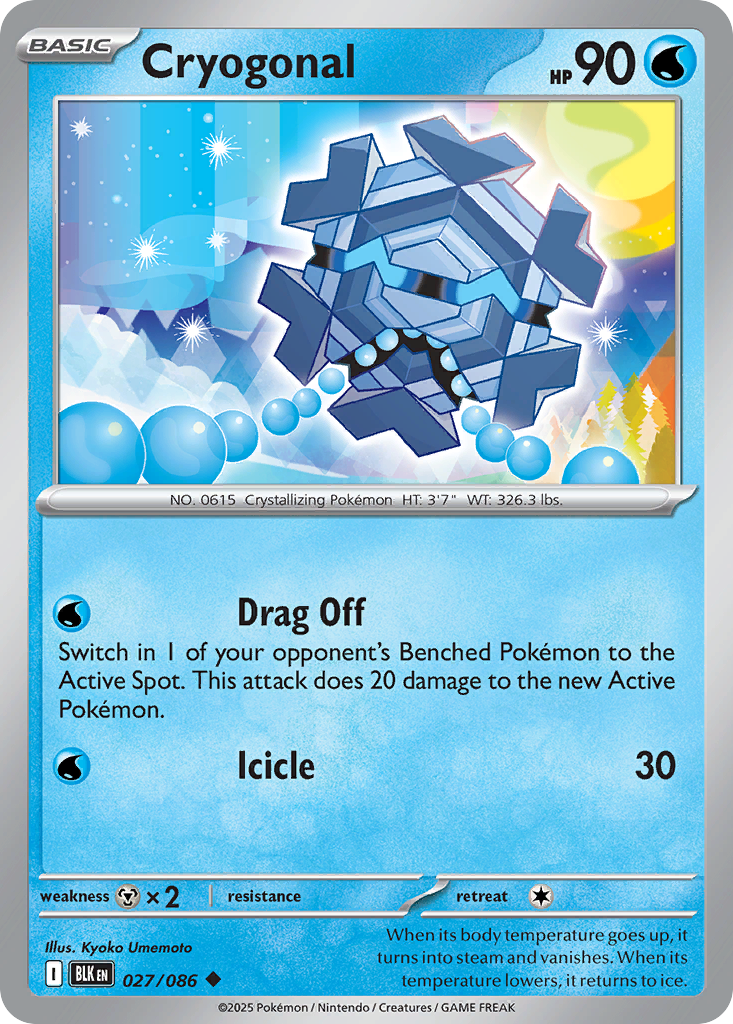 Cryogonal (27/86) - Black Bolt (BLK)