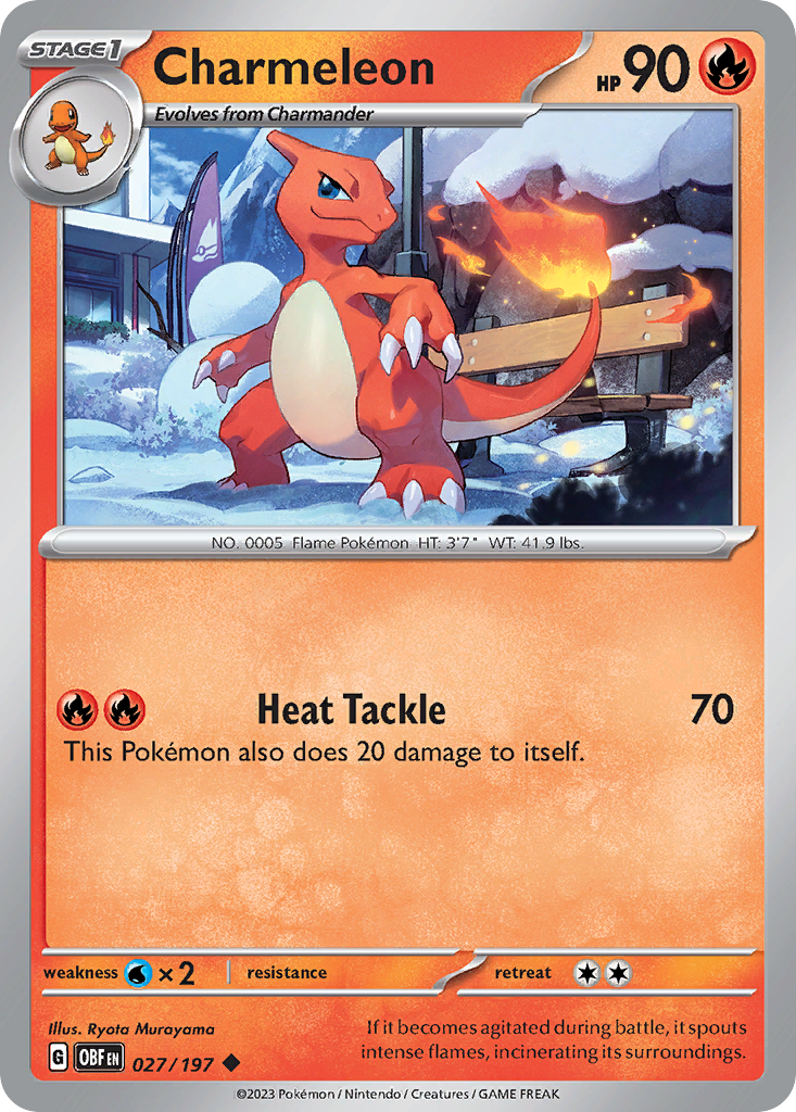 Charmeleon (27/197) - Obsidian Flames (OBF)