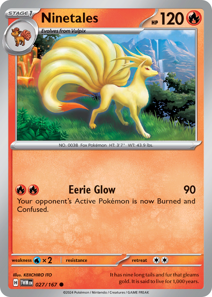 Ninetales (27/167) - Twilight Masquerade (TWM)