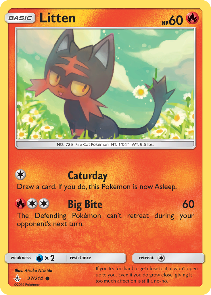 Litten (27/214) - Unbroken Bonds (UNB)