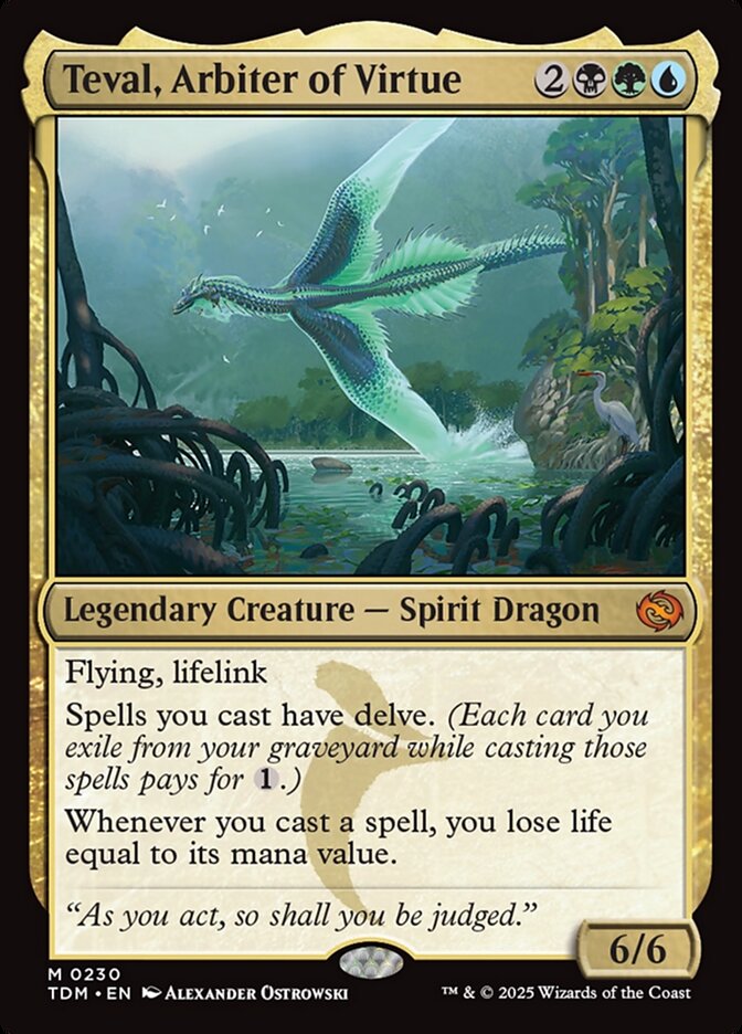 Teval, Arbiter of Virtue (230) - Tarkir: Dragonstorm (TDM)