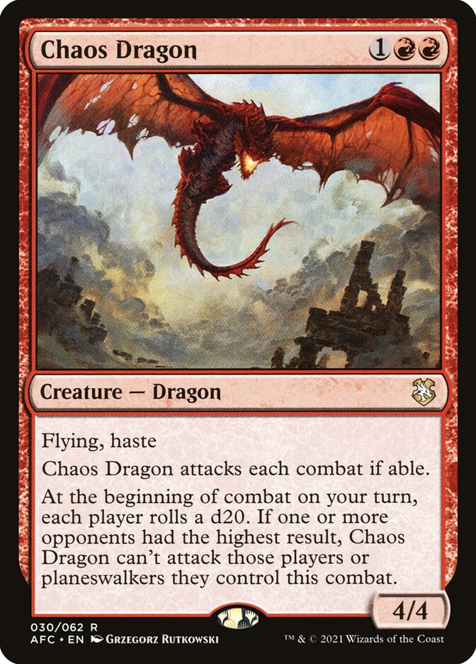 Chaos Dragon (30) - Forgotten Realms Commander (AFC)