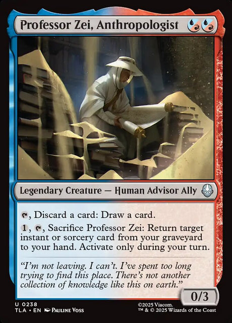 Professor Zei, Anthropologist (238) - Avatar: The Last Airbender (TLA)