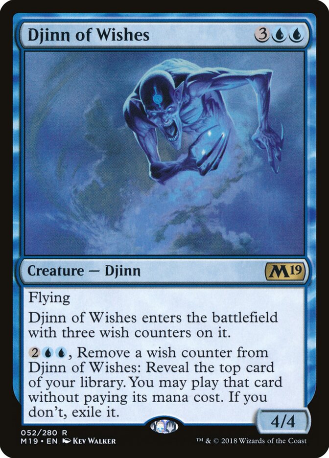 Djinn of Wishes (52) - Core Set 2019 (M19)