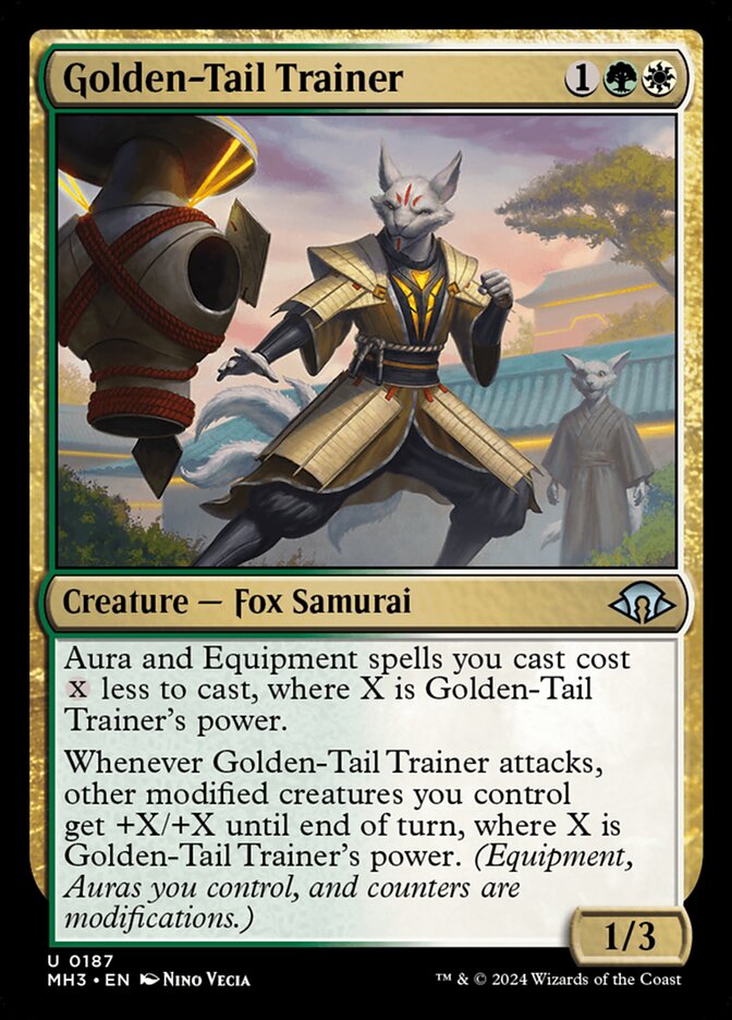 Golden-Tail Trainer (187) - Modern Horizons 3 (MH3)