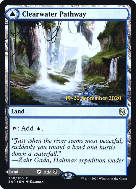 Clearwater Pathway // Murkwater Pathway (260s) - Zendikar Rising Promos (PZNR)