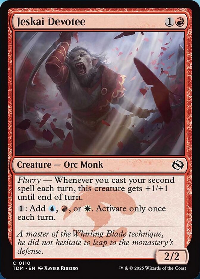 Jeskai Devotee (110) - Tarkir: Dragonstorm (TDM)