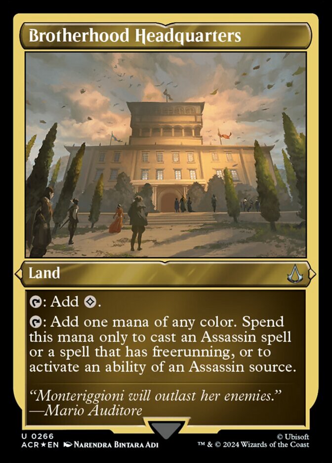 Brotherhood Headquarters - [Etched Foil] Assassin's Creed (ACR)