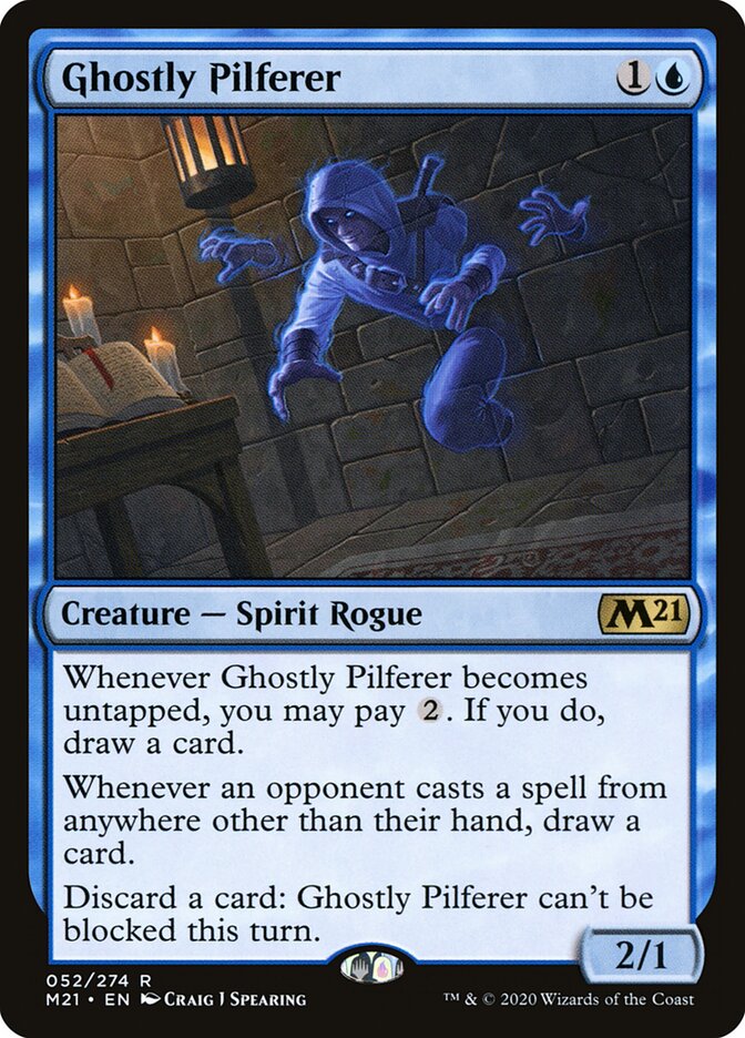 Ghostly Pilferer (52) - Core Set 2021 (M21)