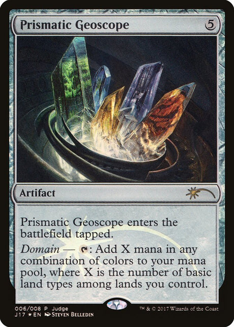 Prismatic Geoscope (6) - Judge Gift Cards 2017 (J17)
