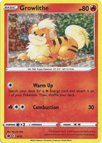 Growlithe (4) - McDonald's Promos 2022 (M22)