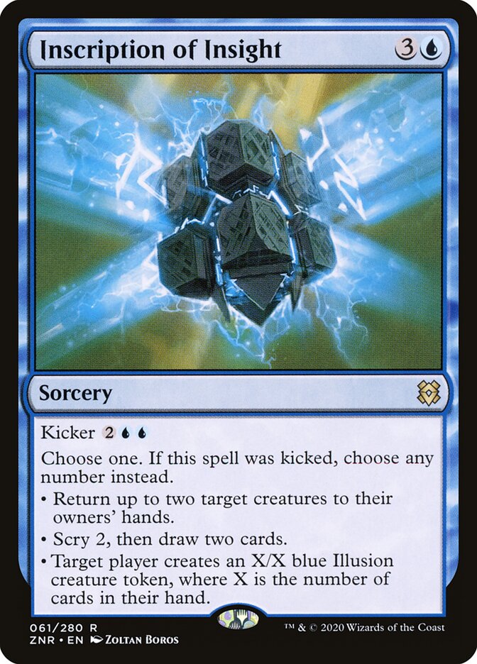 Inscription of Insight (61) - Zendikar Rising (ZNR)
