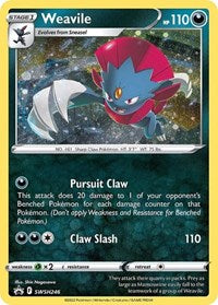 Weavile - SWSH246 (Cosmos Holo) (SWSH246) - SWSH: Sword & Shield Promo Cards (SWSD)