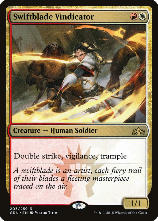 Swiftblade Vindicator (203) - Guilds of Ravnica (GRN)