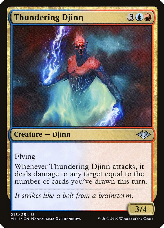 Thundering Djinn (215) - Modern Horizons (MH1)