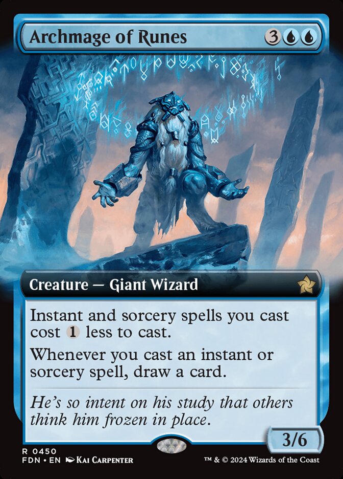 Archmage of Runes - [Extended Art] Foundations (FDN)