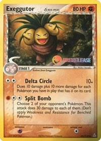 Exeggutor Delta Species Prerelease (41) - Nintendo Promos (PR)
