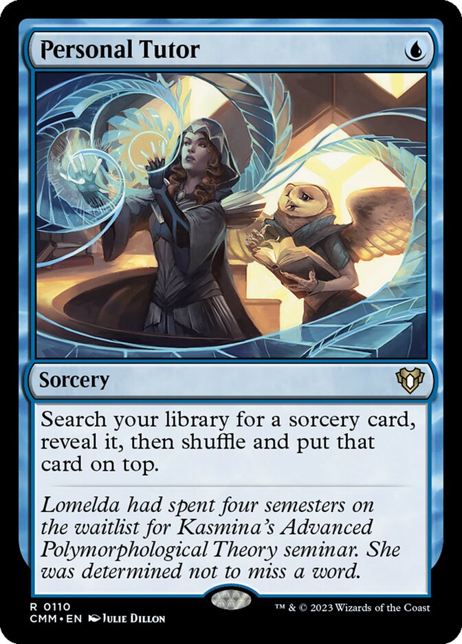 Personal Tutor (110) - Commander Masters (CMM)