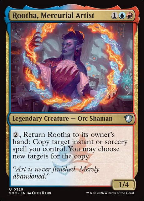 Rootha, Mercurial Artist (329) - Secrets of Strixhaven Commander (SOC)