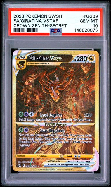 Giratina VSTAR (Secret) #GG69 - [Graded PSA 10] SWSH: Crown Zenith: Galarian Gallery (CRZ:GG)