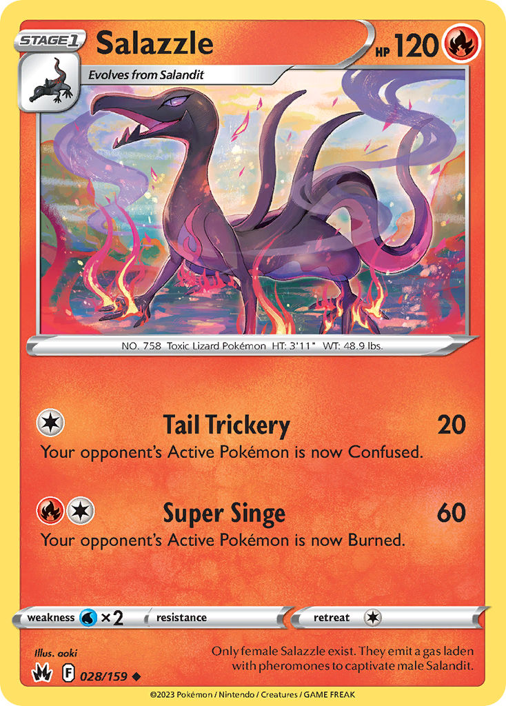 Salazzle (28/159) - Crown Zenith (CRZ)