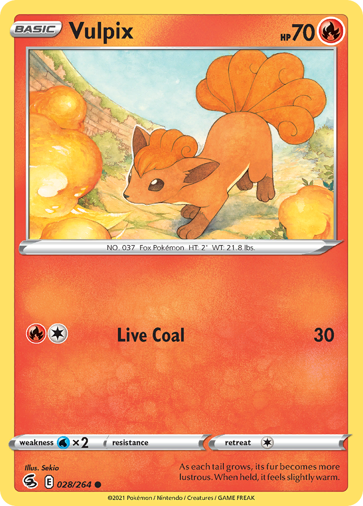 Vulpix (28/264) - [Reverse Holo] Fusion Strike (FST)