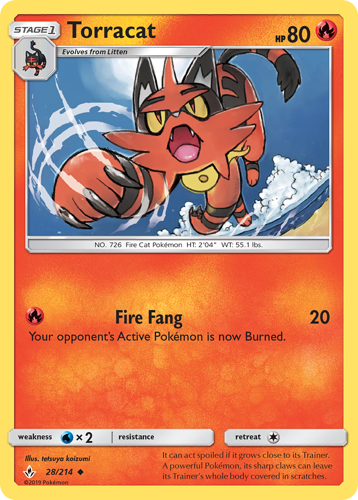 Torracat (28/214) - Unbroken Bonds (UNB)