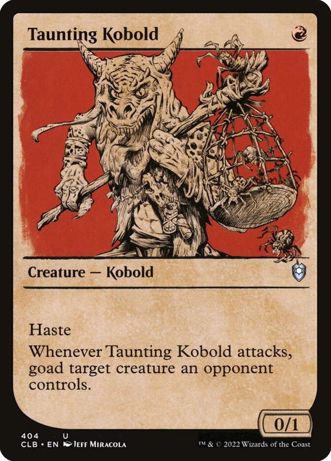 Taunting Kobold (404) - Commander Legends: Battle for Baldur's Gate (CLB)