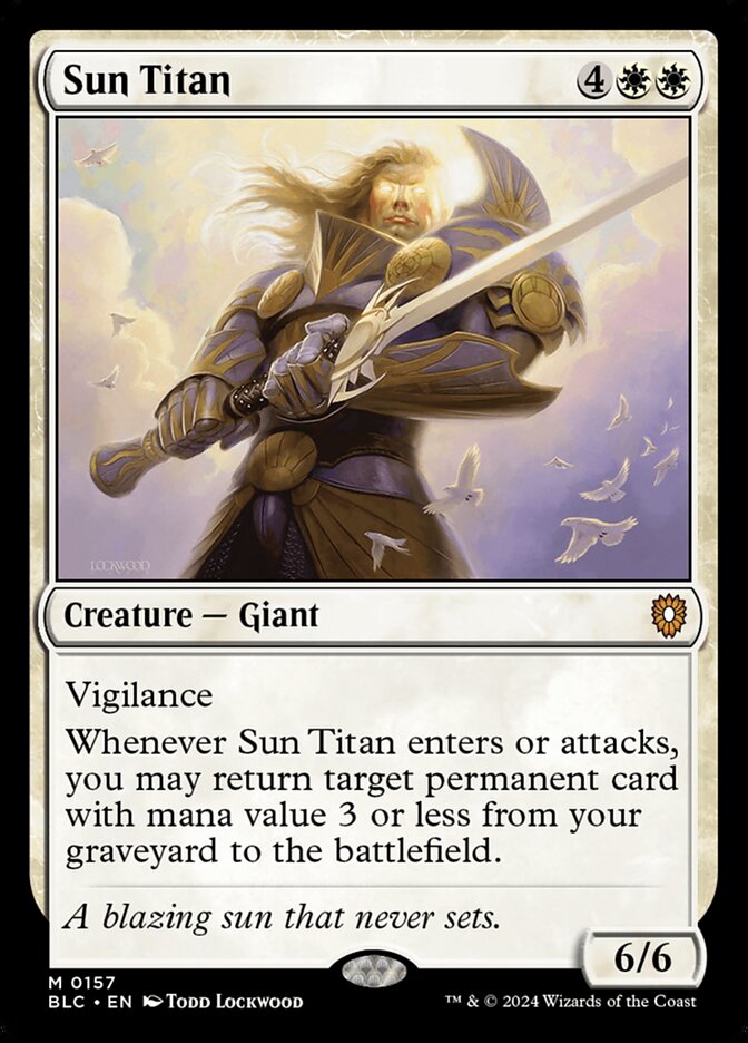 Sun Titan (157) - Bloomburrow Commander (BLC)