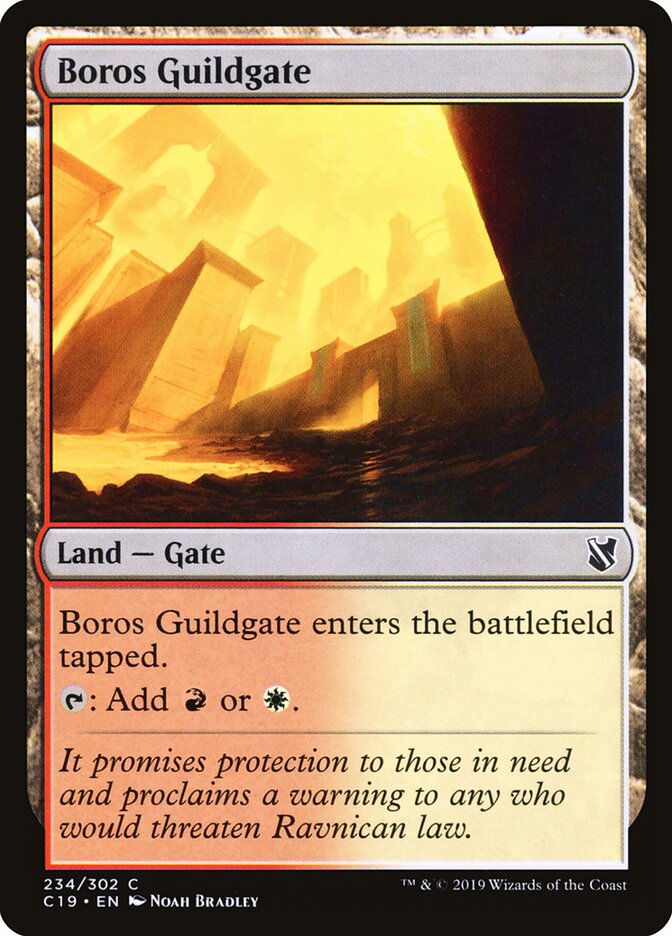 Boros Guildgate (234) - Commander 2019 (C19)