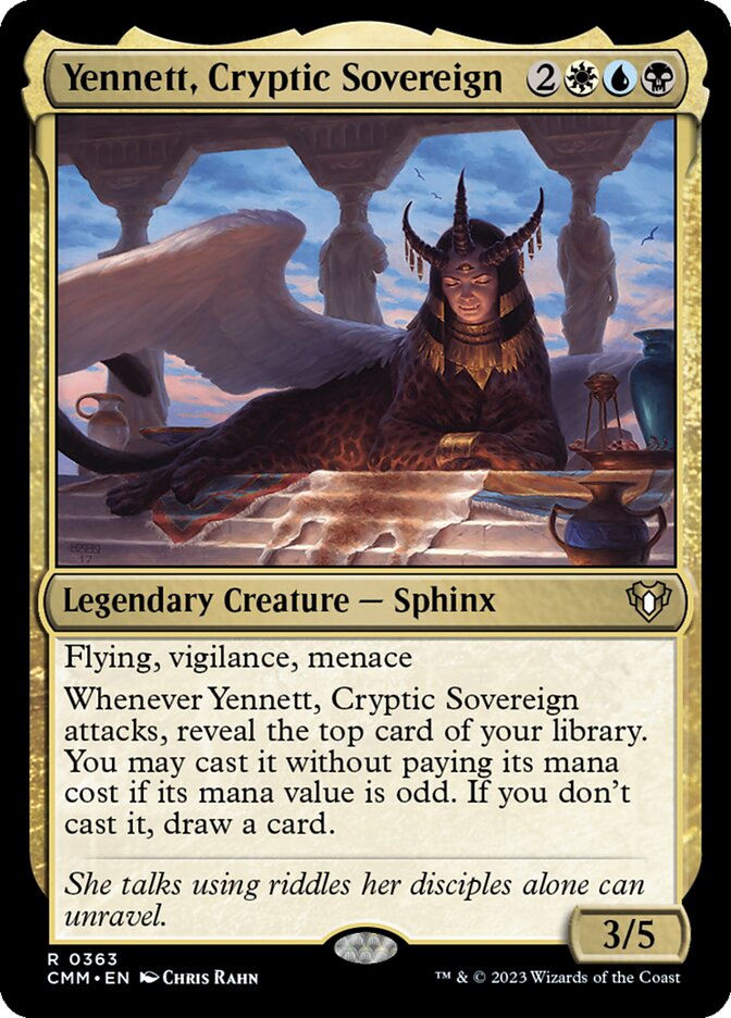 Yennett, Cryptic Sovereign (363) - Commander Masters (CMM)