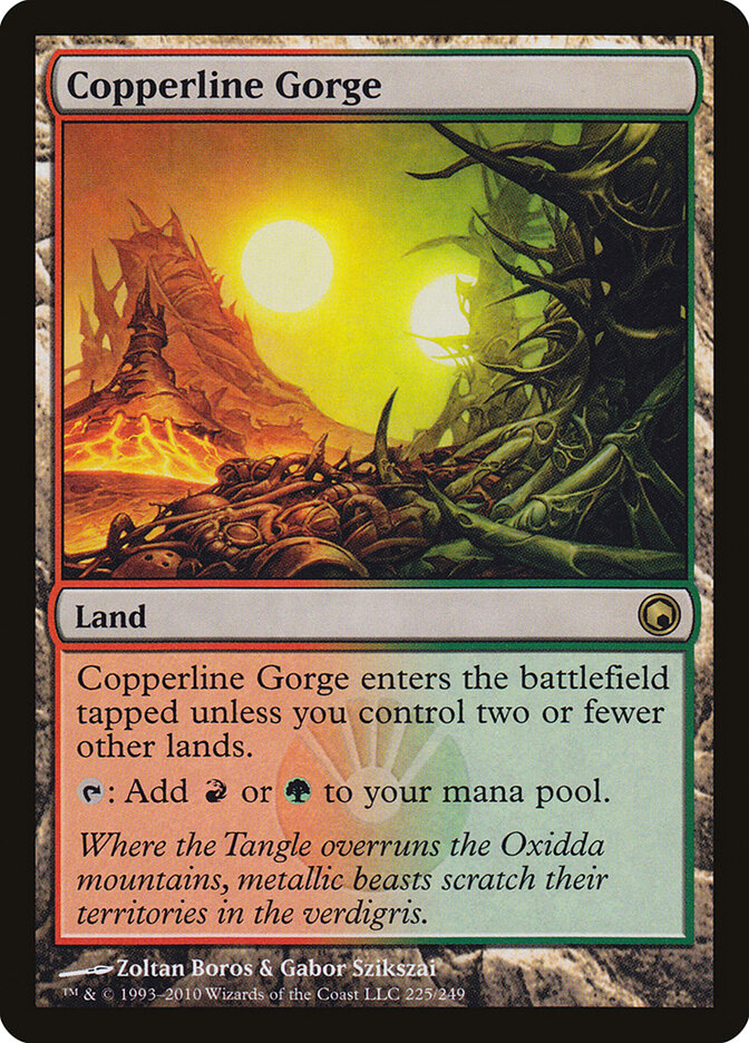 Copperline Gorge (225) - Scars of Mirrodin (SOM)