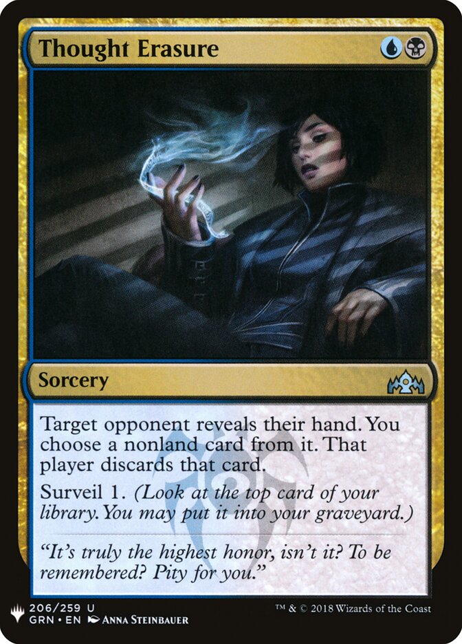 Thought Erasure (GRN-206) - The List (PLST)