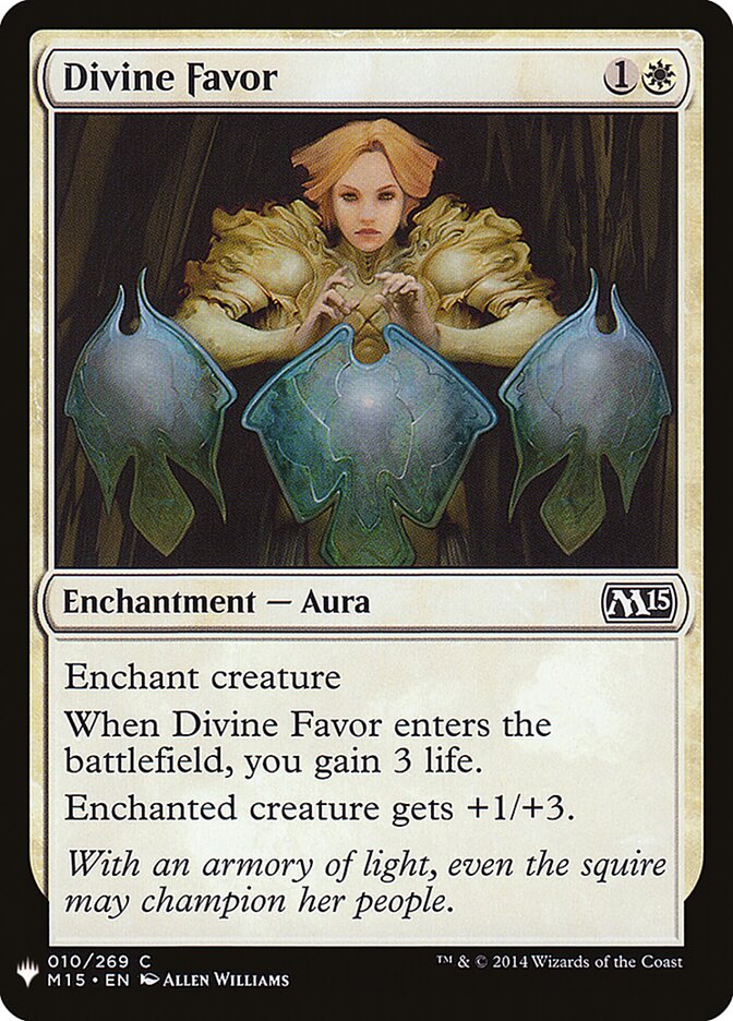 Divine Favor (M15-10) - The List (PLST)