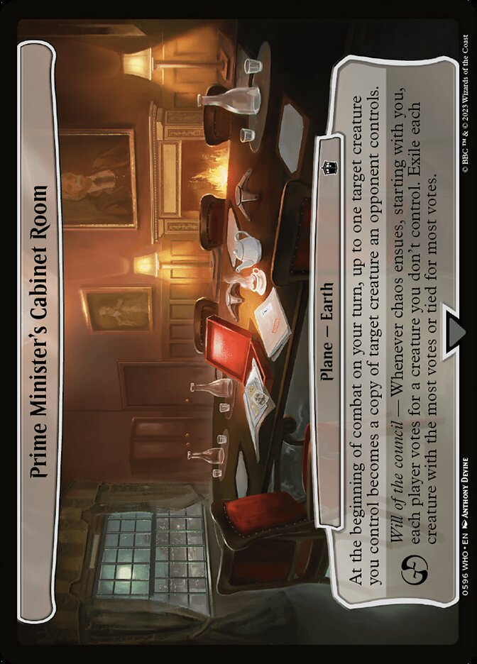 Prime Minister's Cabinet Room (596) - Doctor Who (WHO)