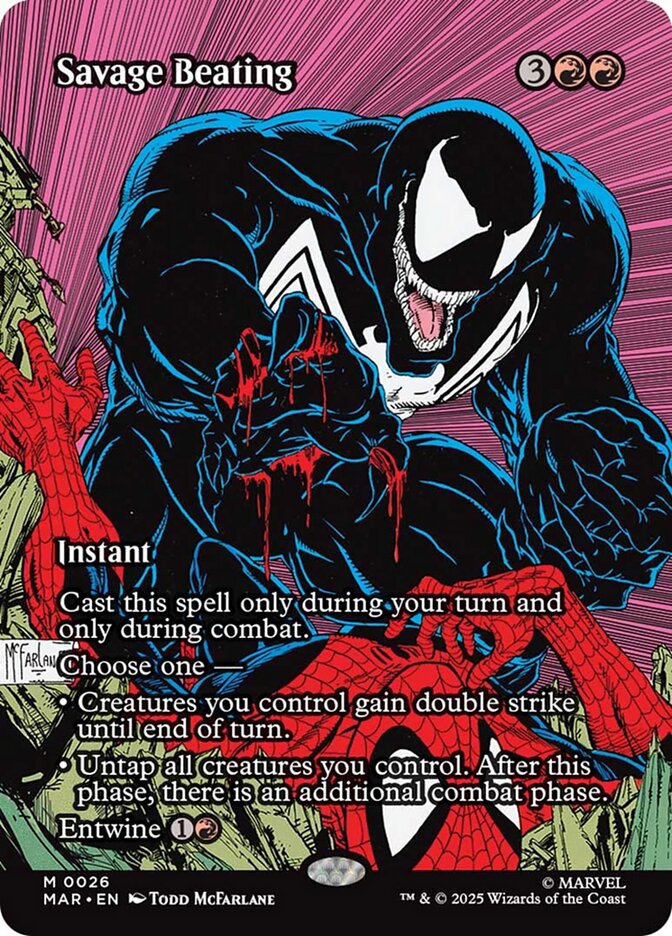 Savage Beating (26) - [Borderless] Marvel Universe (MAR)