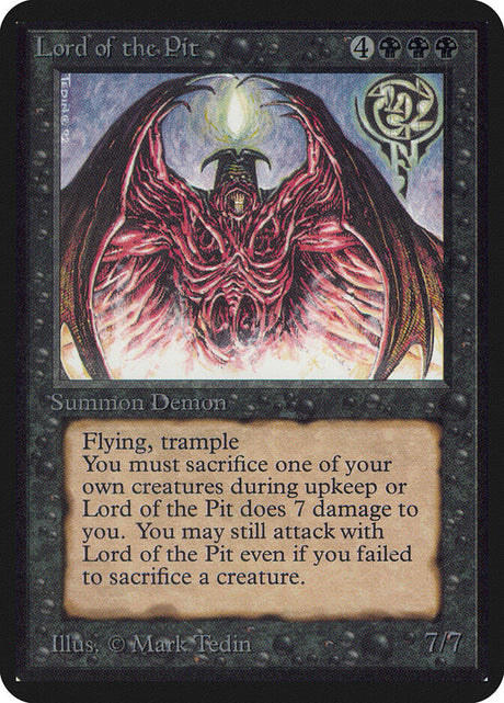 Lord of the Pit (114) - Limited Edition Alpha (LEA)