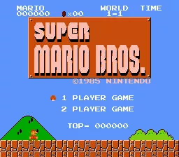 Super Mario Bros - [5 Screw] Nintendo (NES)